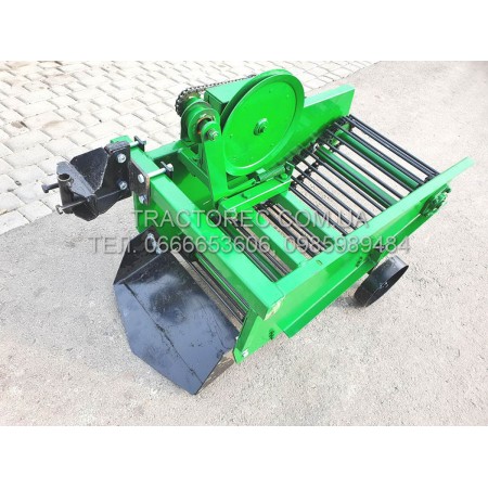 Картоплекопалка транспортерна КМТ-1-44 для мототрактора, мотоблока. Найдовший ланюговий транспортер, усилена рама, зміщений центр